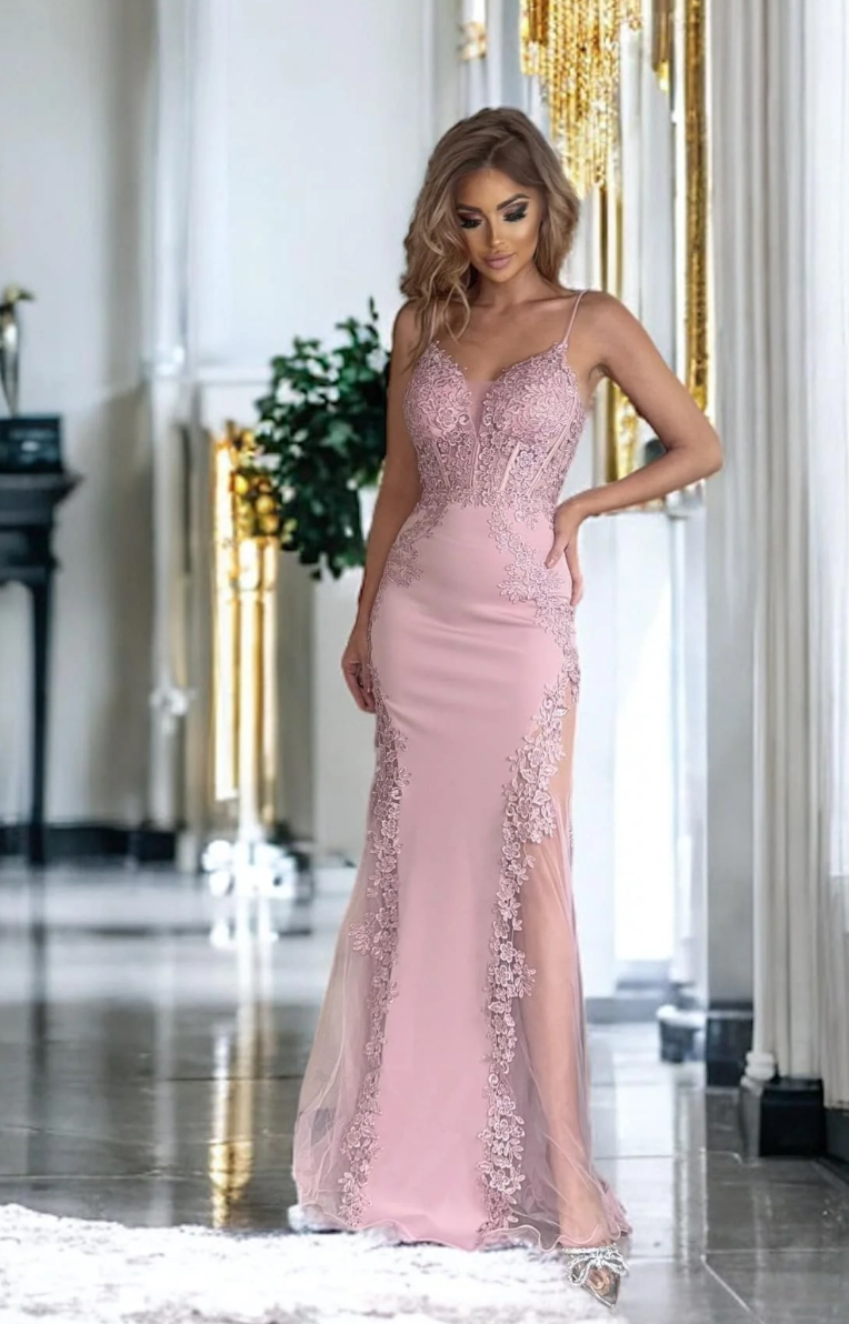 PINK GLORIA MAXI DRESS