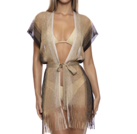 GOLDEN BLACK KAFTAN