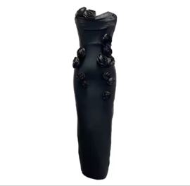 BLACK B FLOWER DRESS