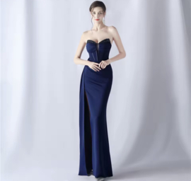 CHANCE BLUE MAXI DRESS