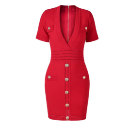 JASMIN DRESS RED