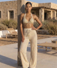 GOLD COUTURE white diamond pants