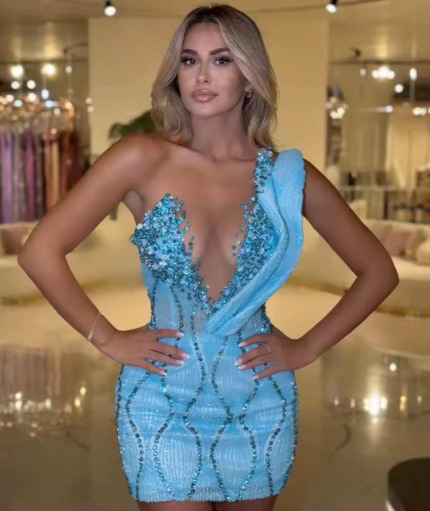 BLUE KISHA DRESS