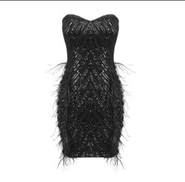 BLACK RINA DRESS
