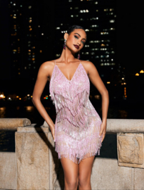 EXCLUSIVE PINK HOURS DRESS