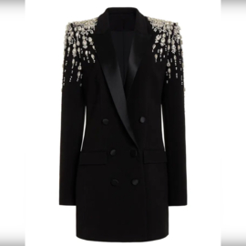 BLACK BLAZER DRESS
