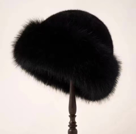 FURRY HAT BLACK