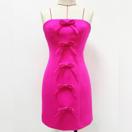 HOTPINK BOW DRESS