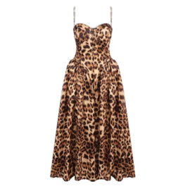LEOPARD DIAMOND DRESS
