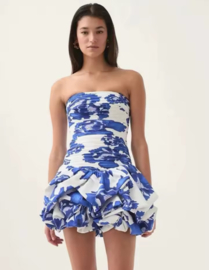 POPPIE DRESS BLUE FLORAL