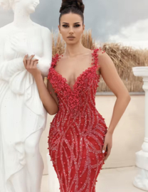 RED BLOSSOM DRESS