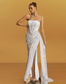 WHITE DANIELLE DRESS