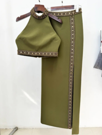 ARMY GREEN TWO PIECE