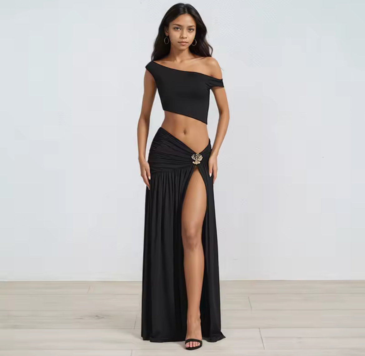 SYLVANA TWO PIECE BLACK