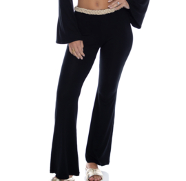 NRAIDED BLACK PANTS