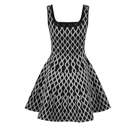 BLACK SQUARED DRESS