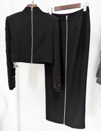 BLACK SPRING DRESS