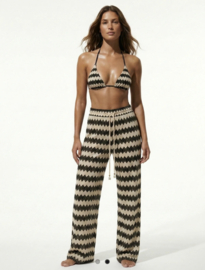 GOLD COUTURE black diamond pants