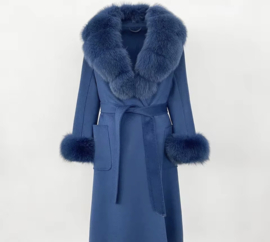 BLUE LONG SHEILA COAT