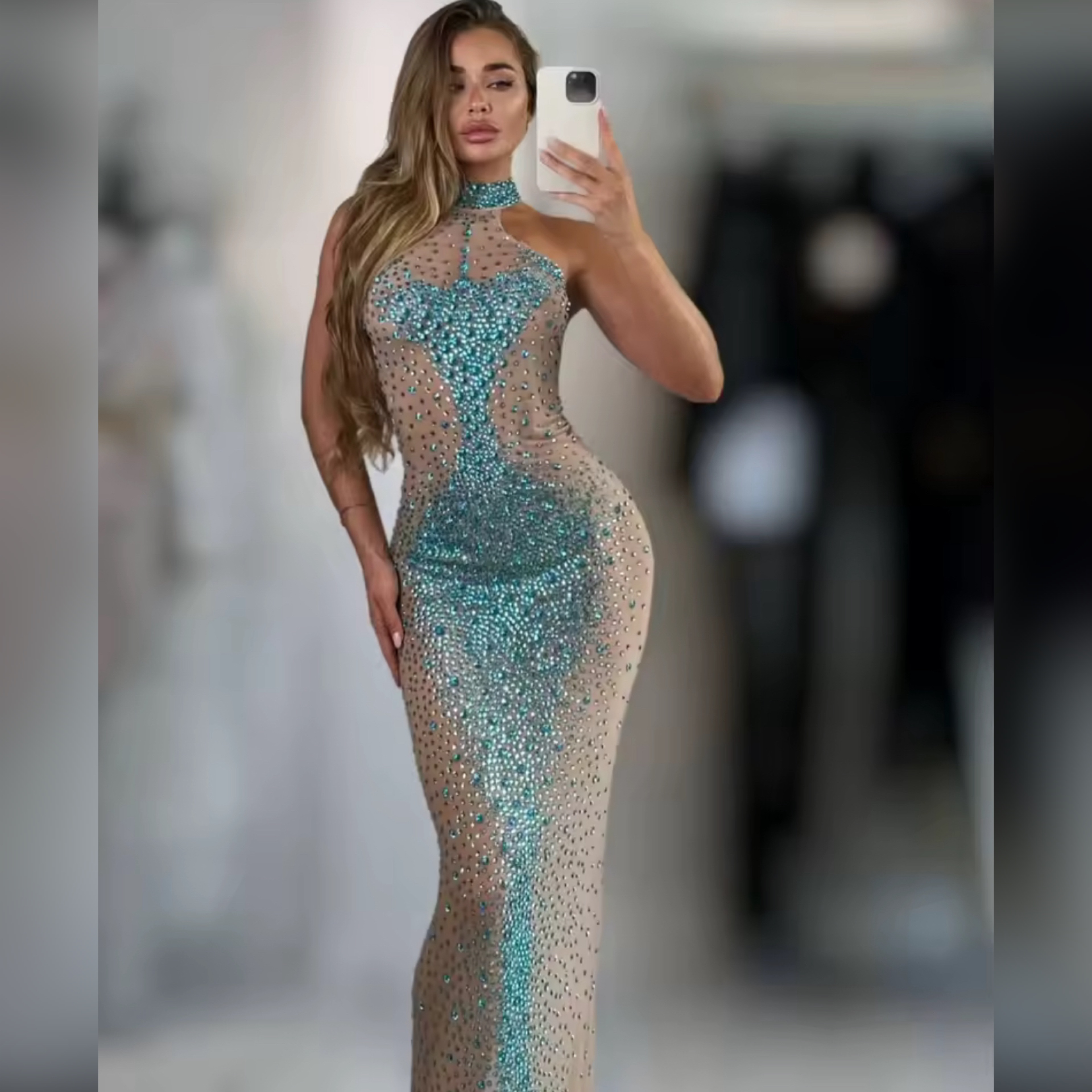 DIA MAXI DRESS BLUE