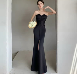 BUTTONS MAXI DRESS
