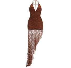 BROWN LACE DRESS