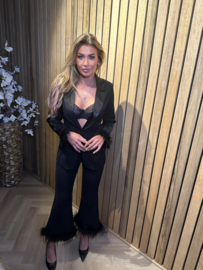 BLACK FEATHER TWO PIECE