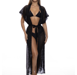 BLACK KAFTAN LONG