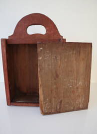 Antieke Hollandse schooltas, 19e eeuw