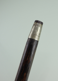 Antieke wandelstok zilveren knop R.F.S&Co
