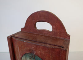 Antieke Hollandse schooltas, 19e eeuw