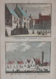 Antieke gravure Alkmaar 1726