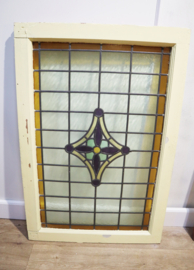 Set antieke glas-in-loodramen