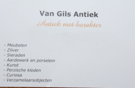 Antieke gravure Amsterdam 18e eeuw