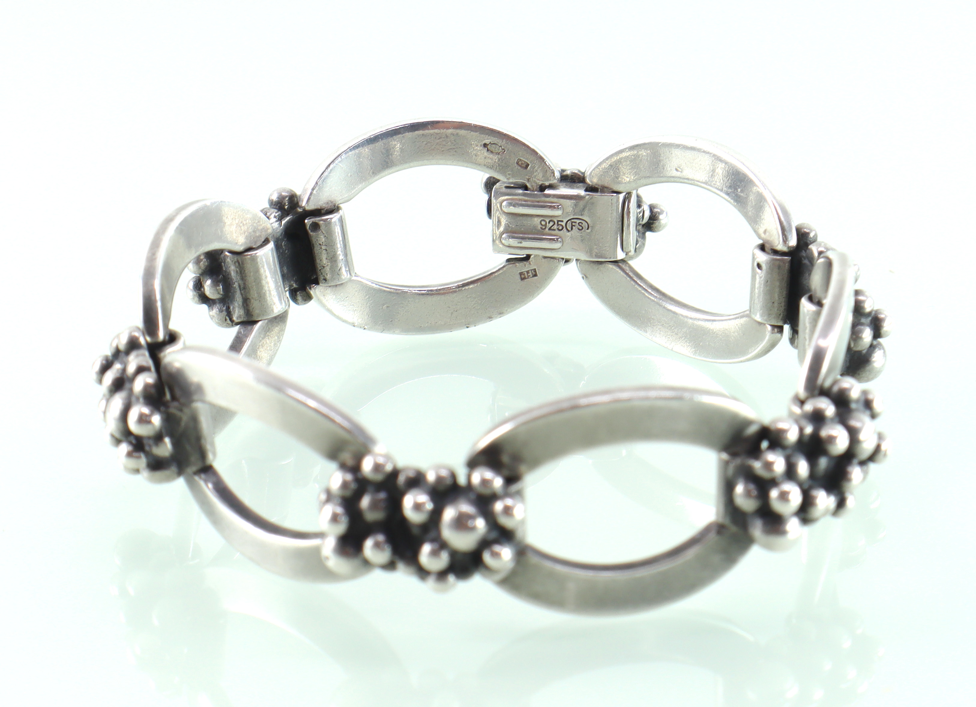 Vintage zilveren design armband Franz Scheurle 1969/1970