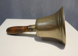 Antieke bronzen schoolbel