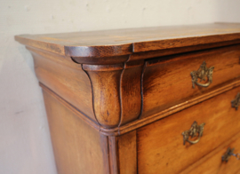 Antieke chiffonière met bureaugedeelte