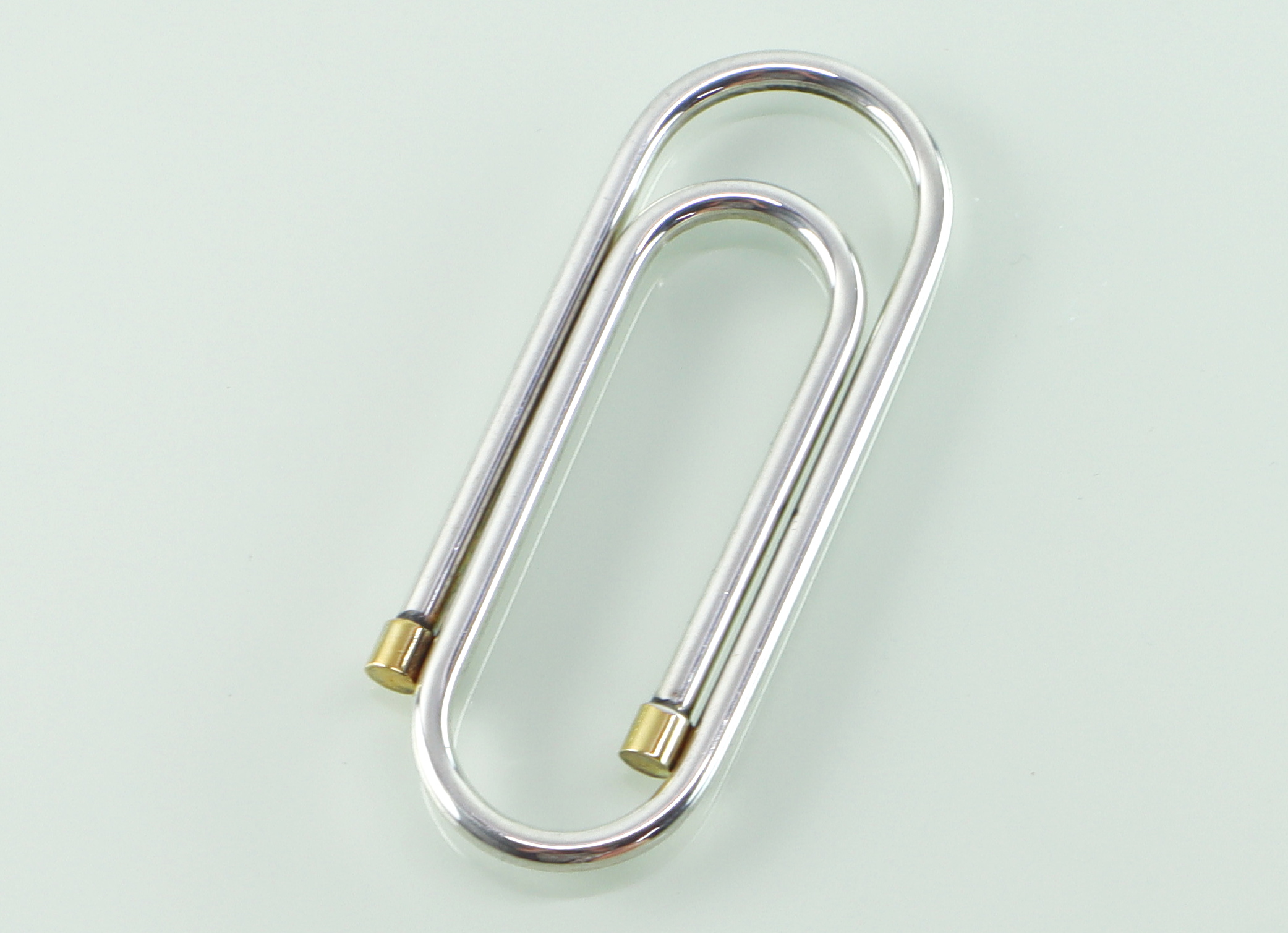 Vintage zilveren geldclip / paperclip Franz Scheurle 1970