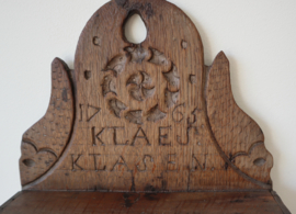 Antieke Hollandse schooltas, 18e eeuw