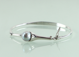 Vintage Deense zilveren armband parel Peter Ernst Ravbutikken