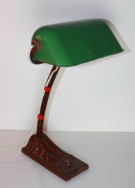 Antieke bureaulamp / Notarislamp