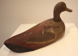 Antieke houten lokeend