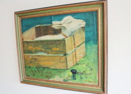 Schilderij geitje, Tijmen Moll (1890-1975)