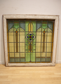 Art Deco glas-in-lood-raam