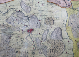 Antieke kaart Brabant Covens & Mortier 18e eeuw.