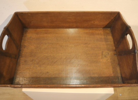 Antiek eiken Engels dienblad