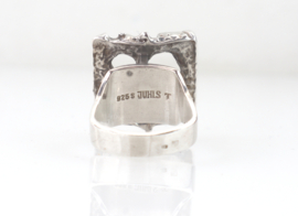 Vintage zilveren ring Juhls, Noorwegen jaren ‘60/’70