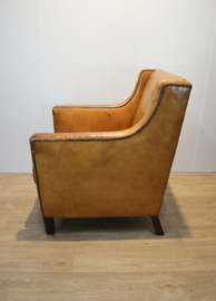 Lederen clubfauteuil