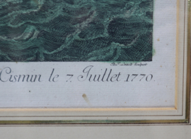 Antieke gravure Port de Cismin 1770