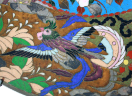 Antiek Japans cloisonné bord